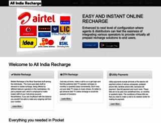allindiarecharge.com screenshot