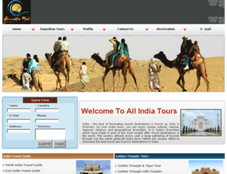 allindiatoursinfo.com screenshot