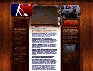 allinhardwood.com screenshot