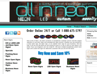 allinneon.com screenshot