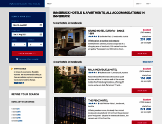 allinnsbruckhotels.com screenshot
