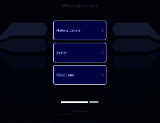 allinoneglue.online screenshot