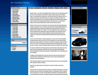 allistanbulhotels.com screenshot