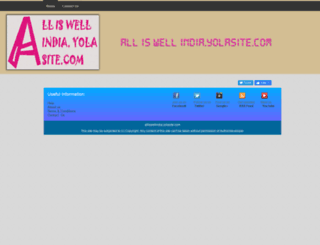 alliswellindia.yolasite.com screenshot