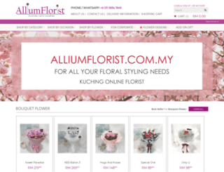 alliumflorist.com.my screenshot
