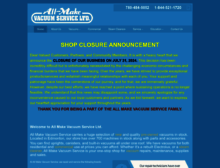 allmakevacuum.com screenshot