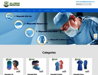 allman-protection.com screenshot