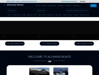allmandboats.com screenshot