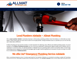 allmatplumbing.com.au screenshot