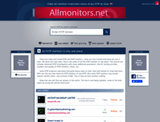 allmonitors.net screenshot