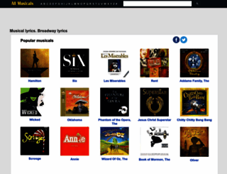 allmusicals.com screenshot