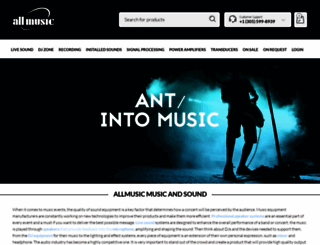 allmusiccorp.com screenshot