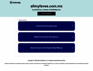 allmyfaves.com.mx screenshot