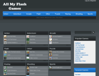 allmyflashgames.com screenshot