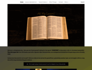 allmylessons.org screenshot