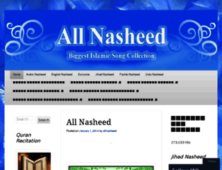 allnasheed.wordpress.com screenshot