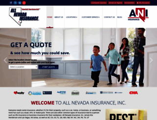 allnevadainsurance.com screenshot