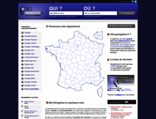 allo-garagistes.fr screenshot