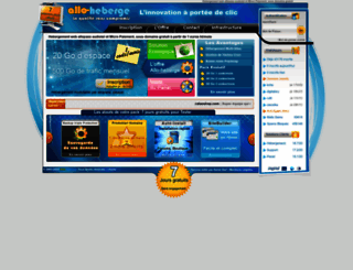 allo-heberge.com screenshot