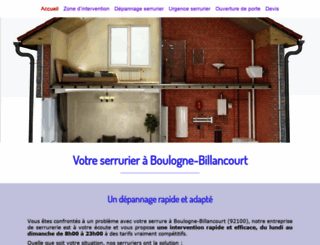 allo-serrurier-boulogne.fr screenshot