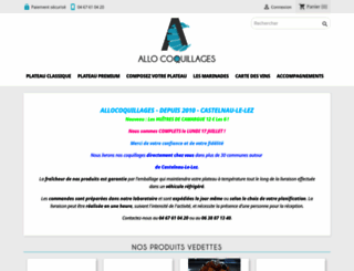 allocoquillages.com screenshot