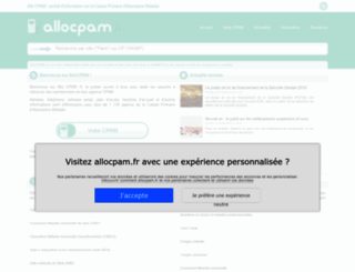 allocpam.fr screenshot
