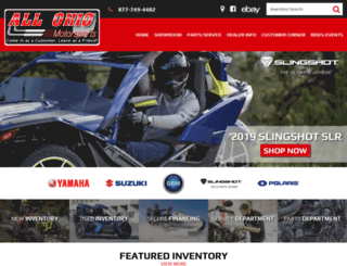 allohiomotorsports.com screenshot