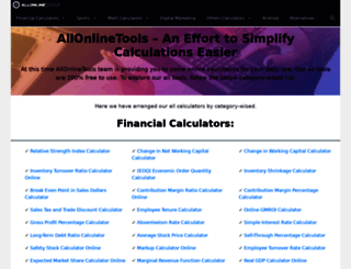 allonlinetools.com screenshot