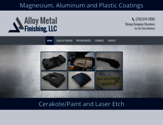 alloymetalfinishing.com screenshot