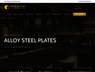 alloysteelplates.com screenshot