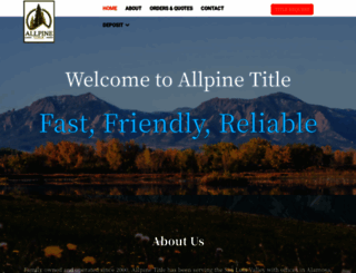 allpinetitle.com screenshot