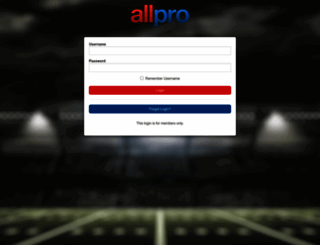 allpro.com screenshot
