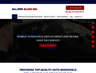 allproglassinc.com screenshot