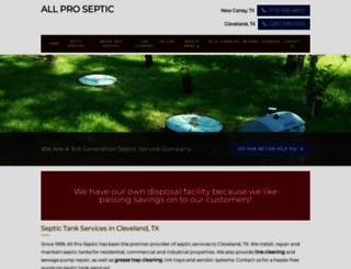 allproseptictexas.com screenshot