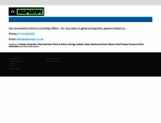 allpumps.co.uk screenshot