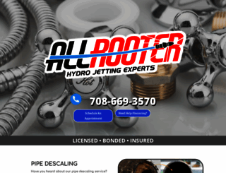 allrooter-plumbing.com screenshot