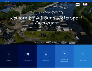 allroundwatersport.nl screenshot