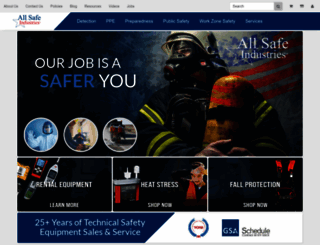 allsafeindustries.com screenshot