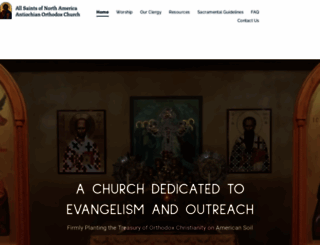 allsaints-stl.org screenshot