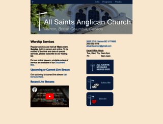 allsaintsvernon.org screenshot