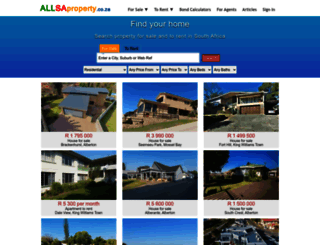 allsaproperty.co.za screenshot