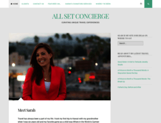 allsetconcierge.com screenshot