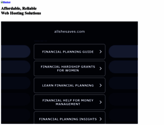 allshesaves.com screenshot