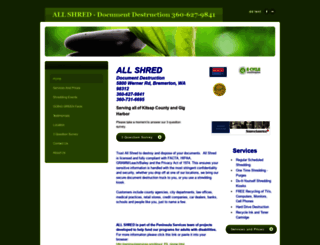 allshred.org screenshot