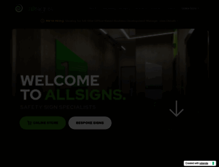 allsigns.co.uk screenshot