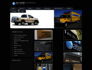 allsignsaustralia.com.au screenshot