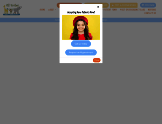 allsmileskidsdentistry.com screenshot