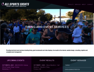 allsportsevents.com screenshot