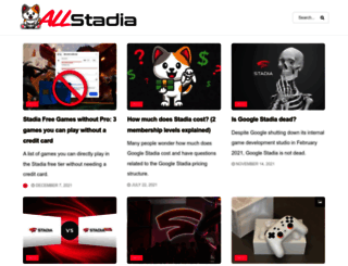 allstadia.com screenshot
