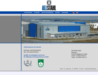 allstahl.com screenshot